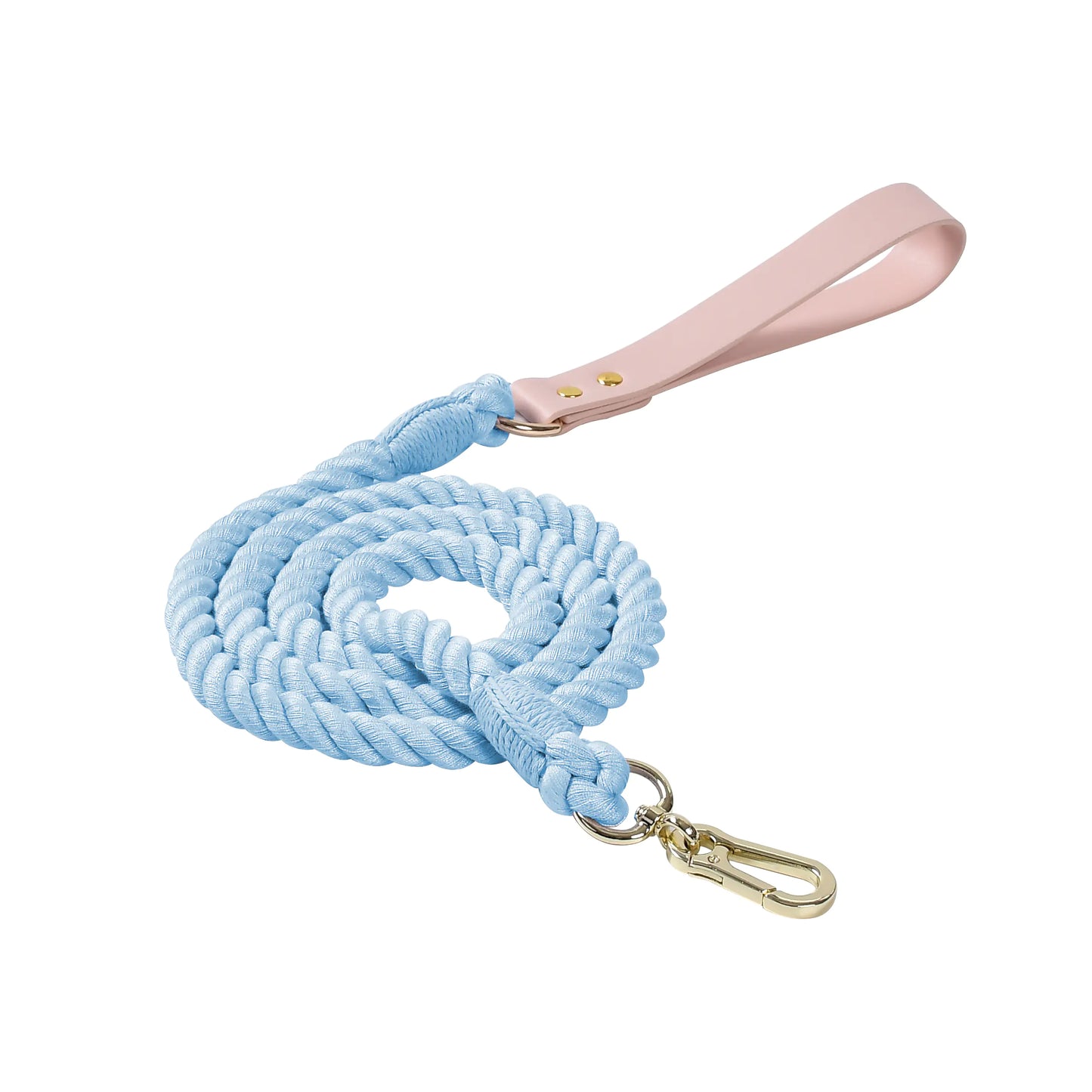 Adjustable Rainbow Traction Rope Collar for Dogs