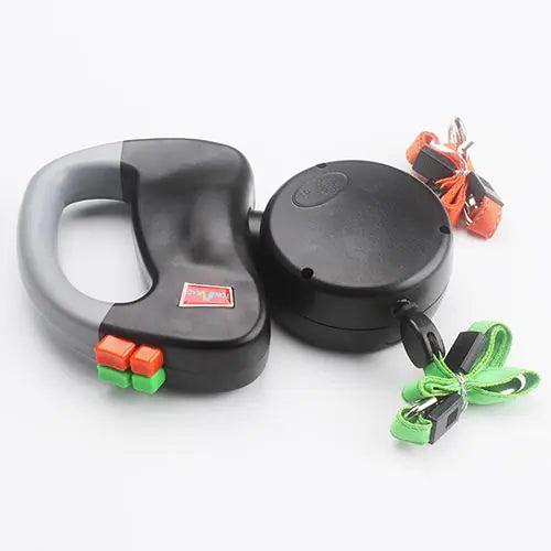 Retractable Dual Dog Walking Leash for Pets