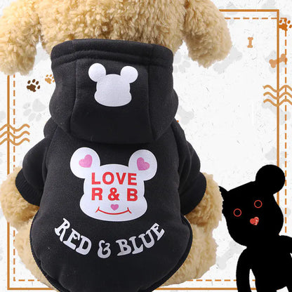 Cartoon Hooded Sweater for Dogs and Cats (Autumn/Winter)