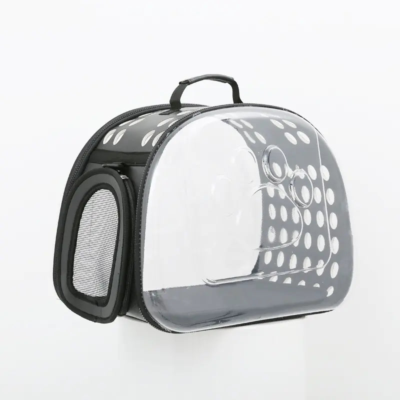 Foldable PVC Pet Carrier Bag for Cats and Dogs
