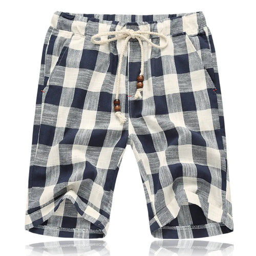 Cotton Casual Straight-Leg Beach Shorts