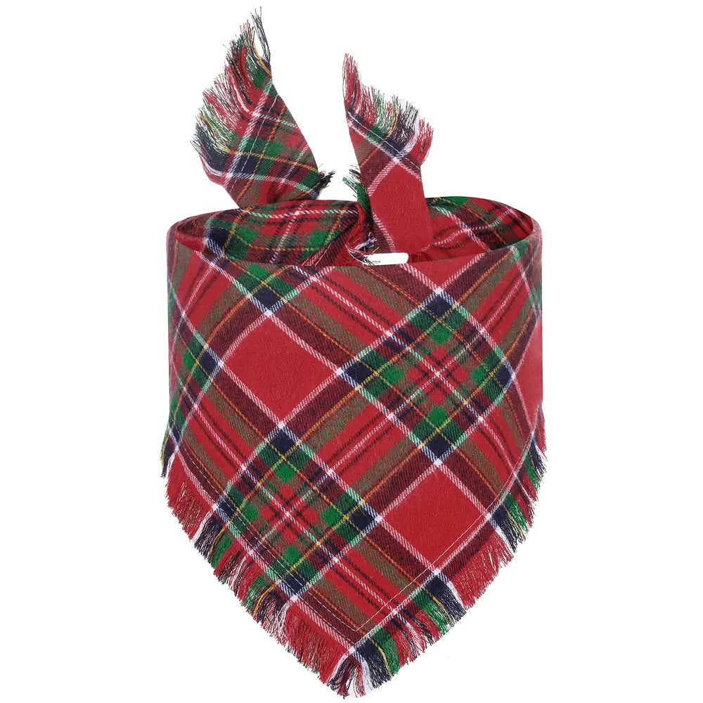 "Tassel Style Triangle Scarf for Pets"